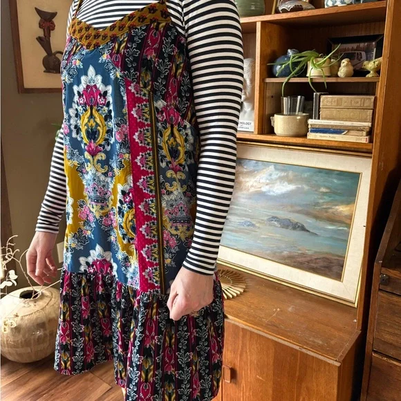 Anthropologie Zadie Velvet Dress Size M - Picture 6 of 6